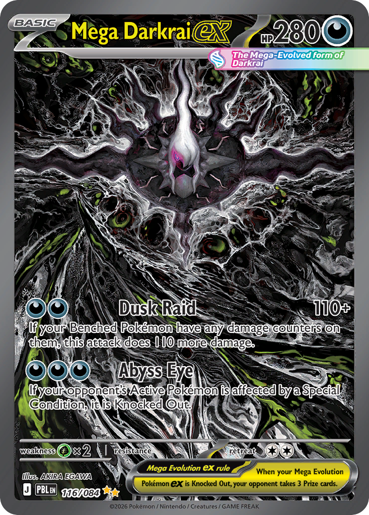 Mega Darkrai ex (PBL 116) – Pitch Black – Normal