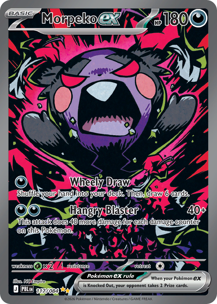Morpeko ex (PBL 117) – Pitch Black – Normal