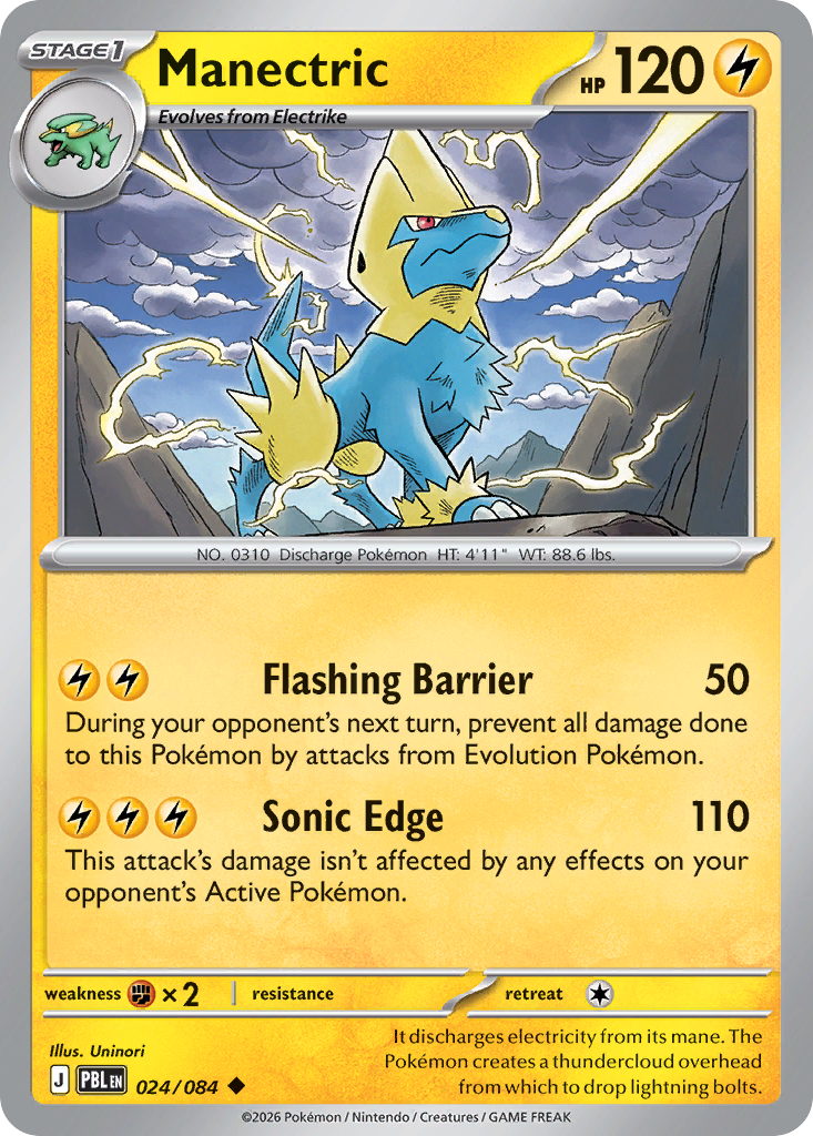 Manectric (PBL 024) – Pitch Black – Normal