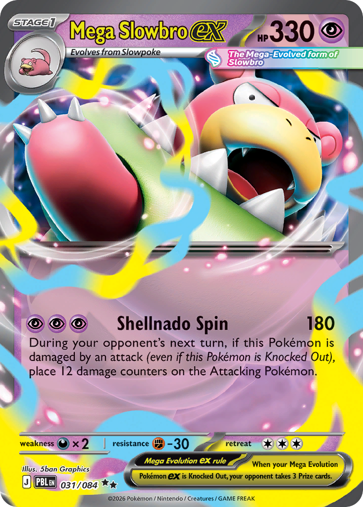 Mega Slowbro ex (PBL 031) – Pitch Black – Normal