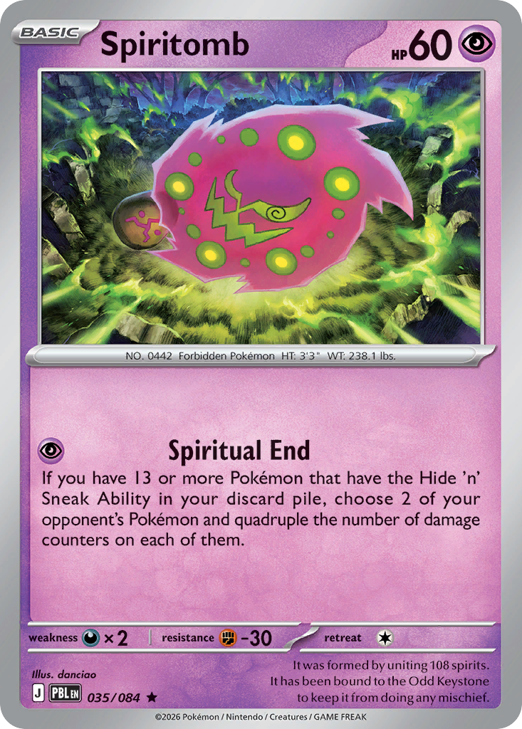 Spiritomb (PBL 035) – Pitch Black – Normal