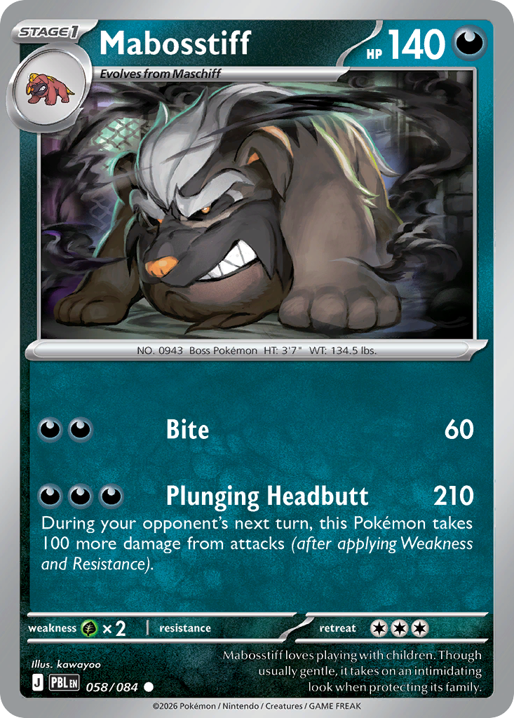 Mabosstiff (PBL 058) – Pitch Black – Normal