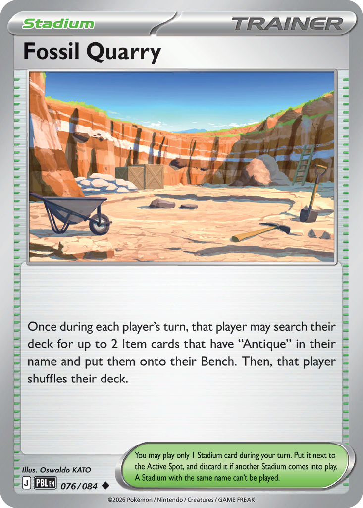 Fossil Quarry (PBL 076) – Pitch Black – Normal