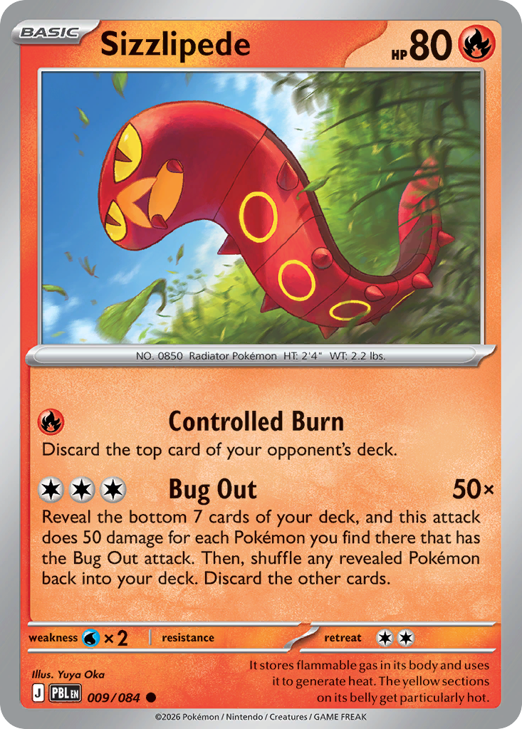 Sizzlipede (PBL 009) – Pitch Black – Normal