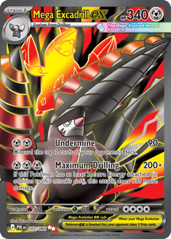Mega Excadrill ex • Pitch Black • Normal
