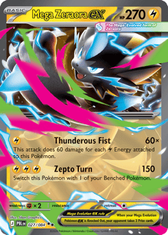 Mega Zeraora ex • Pitch Black • Normal