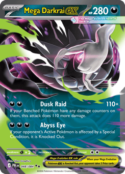 Mega Darkrai ex • Pitch Black • Normal