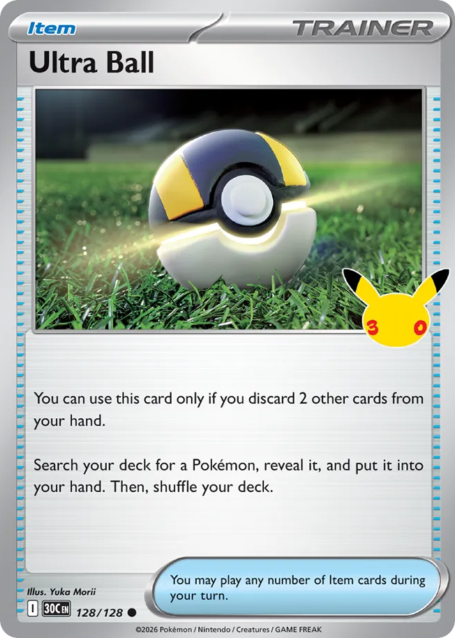 Ultra Ball (30C 128) – 30th Celebration – Normal