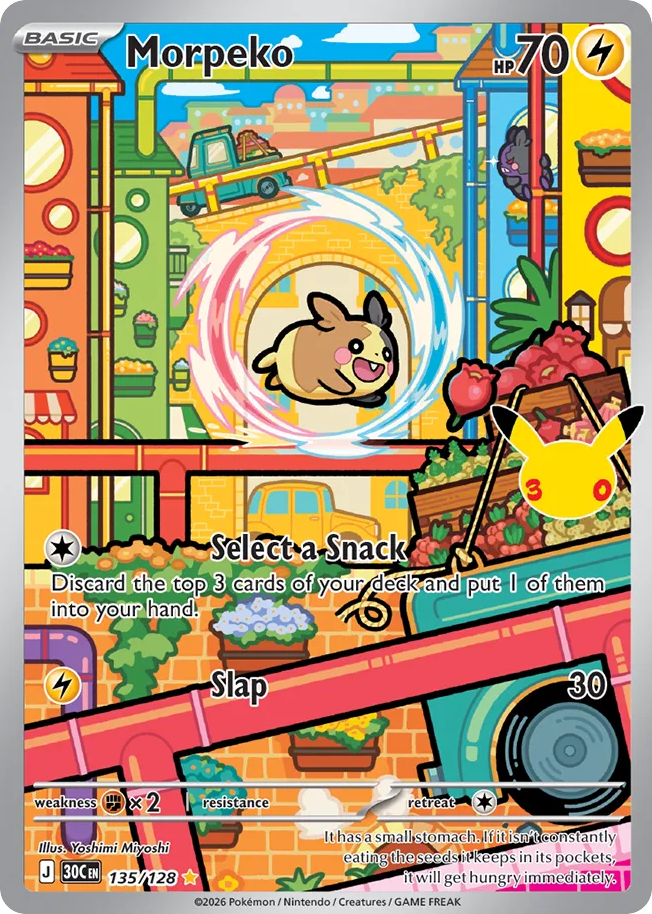 Morpeko (30C 135) – 30th Celebration – Normal
