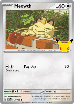 Meowth 30C 113 113 – 30th Celebration