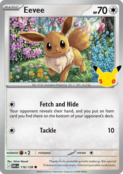 Eevee - Cosmos Holo (30C 116) – 30th Celebration – Normal