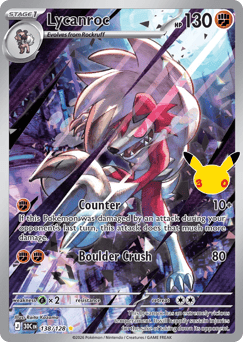 Lycanroc 30C 138 #138 – 30th Celebration