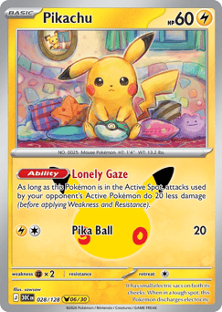 Pikachu 30C 028 #28 – 30th Celebration
