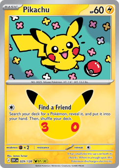 Pikachu 30C 029 #29 – 30th Celebration