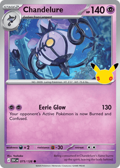Chandelure 30C 075 75 – 30th Celebration
