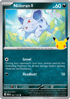 Nidoran ♀ 30C 087 87 – 30th Celebration