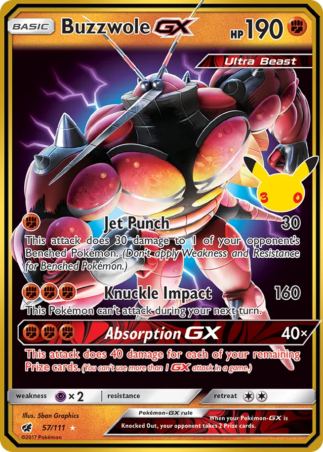 Buzzwole-GX (30C 057) – 30th Celebration: Classic Collection – Normal
