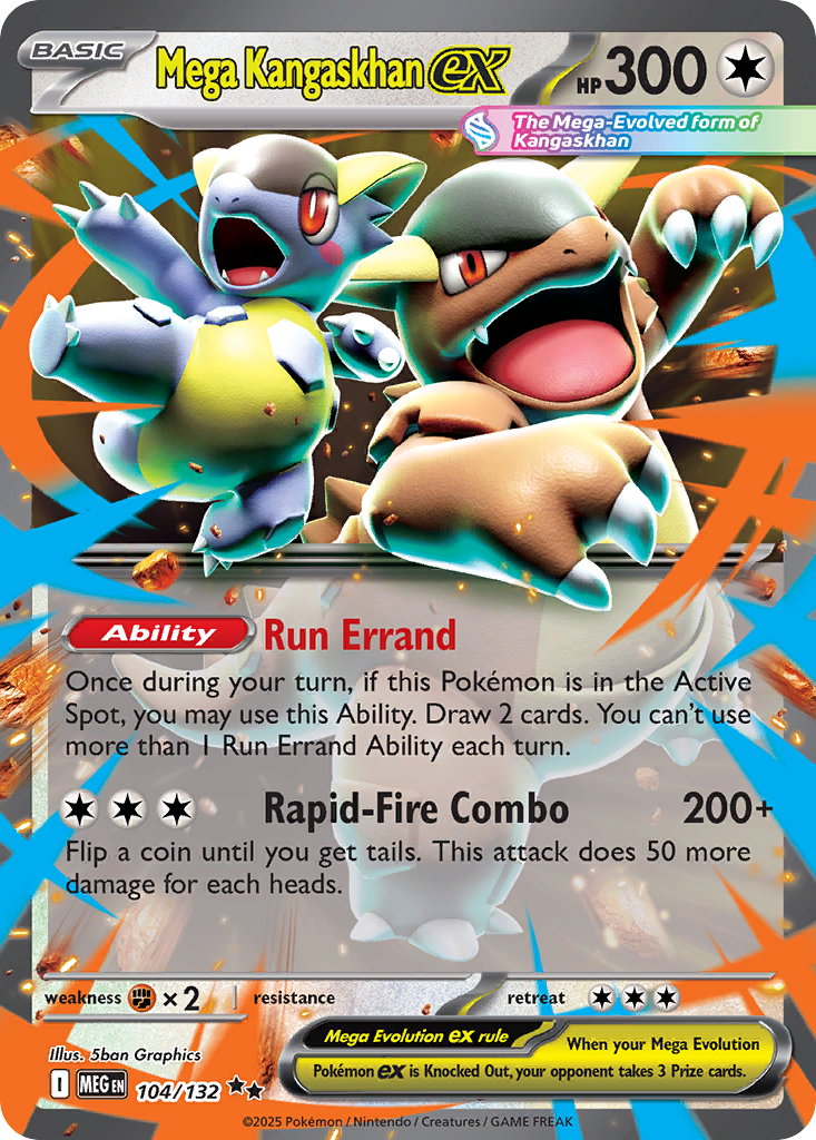 Mega Kangaskhan ex (MEG 104) – Mega Evolution – Normal