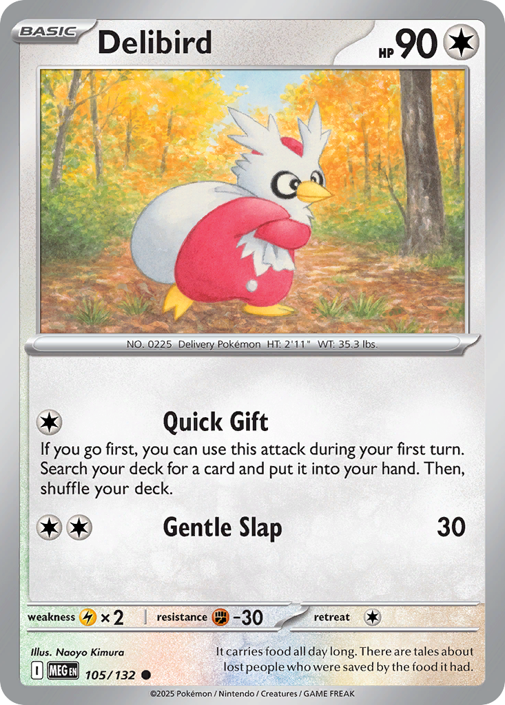 Delibird (MEG 105) – Mega Evolution – Normal