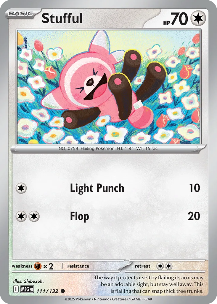 Stufful (MEG 111) – Mega Evolution – Normal