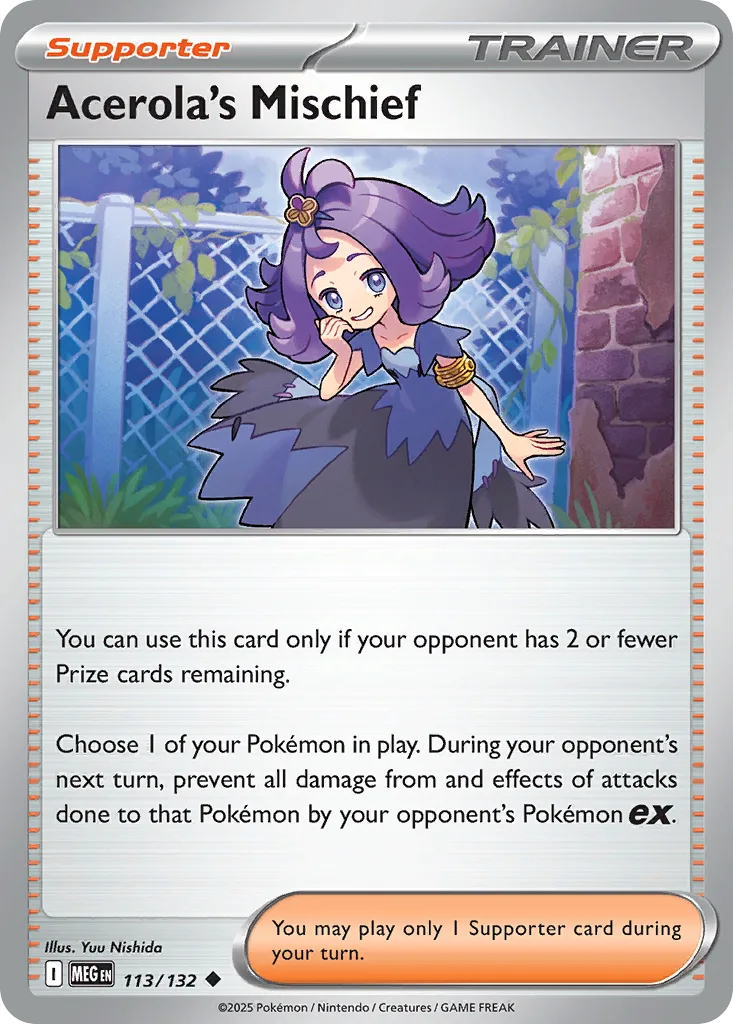Acerola's Mischief (MEG 113) – Mega Evolution – Normal