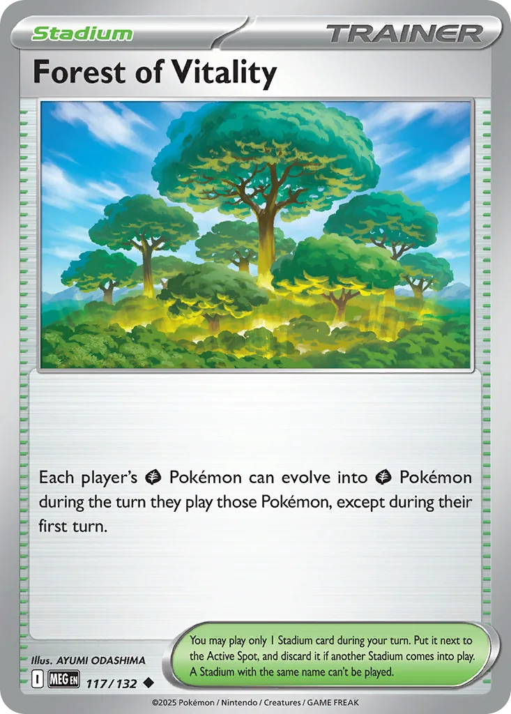 Forest of Vitality (MEG 117) – Mega Evolution – Normal