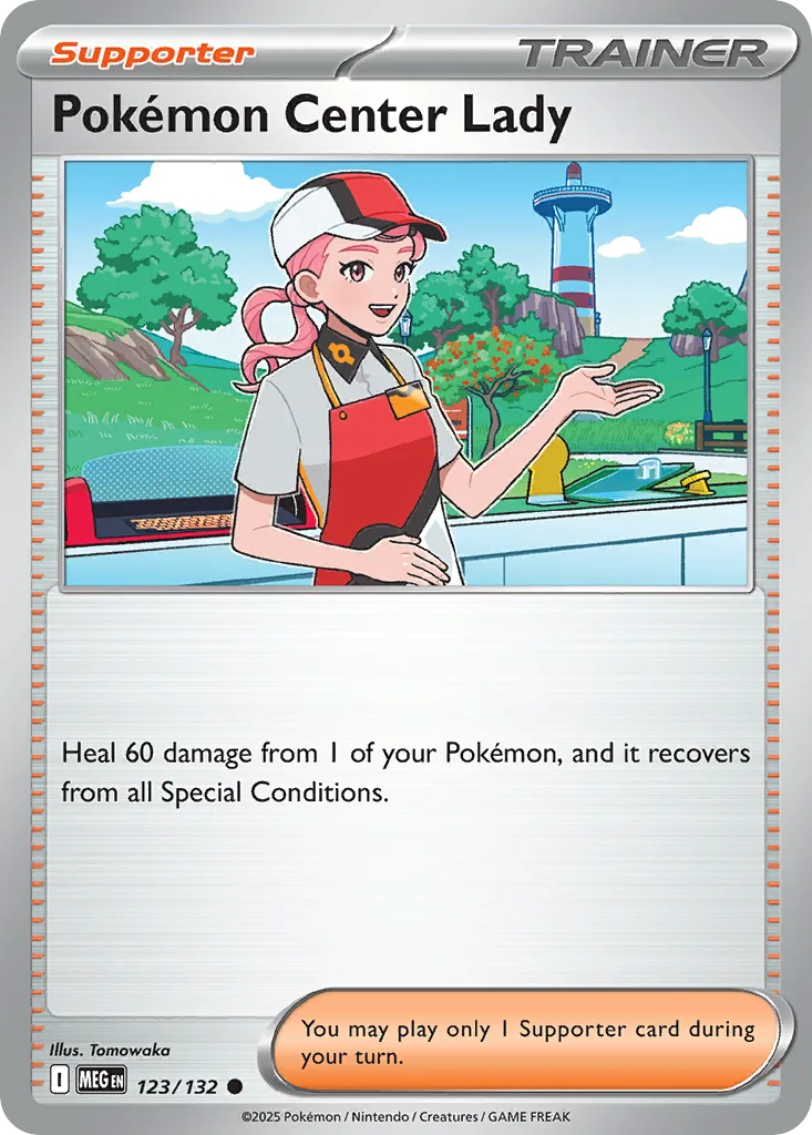Pokémon Center Lady (MEG 123) – Mega Evolution – Normal