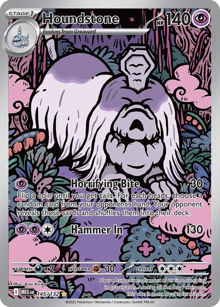 Houndstone (MEG 145) – Mega Evolution – Normal