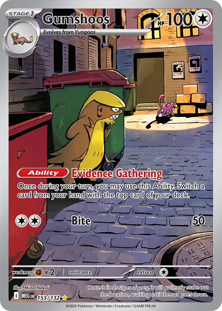 Gumshoos (MEG 153) – Mega Evolution – Normal
