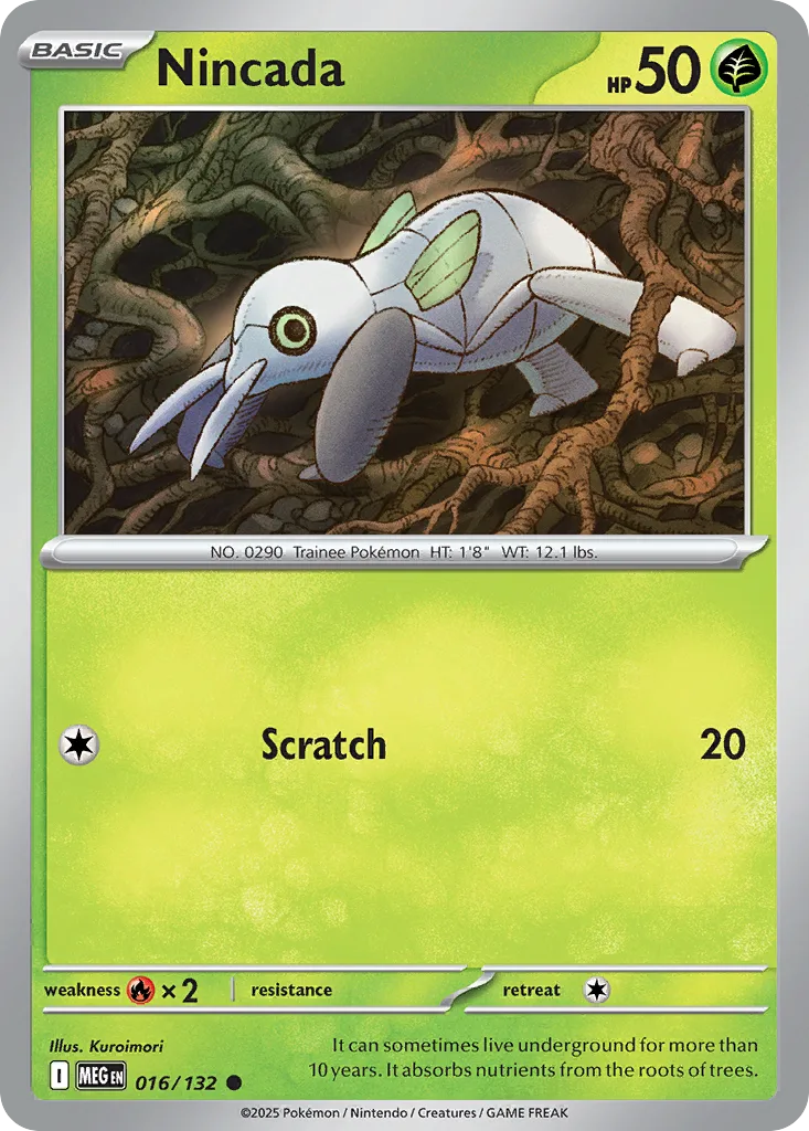 Nincada (MEG 016) – Mega Evolution – Normal