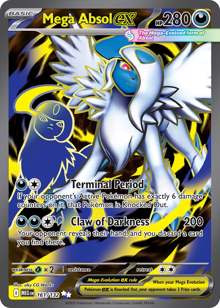 Mega Absol ex (MEG 161) – Mega Evolution – Normal
