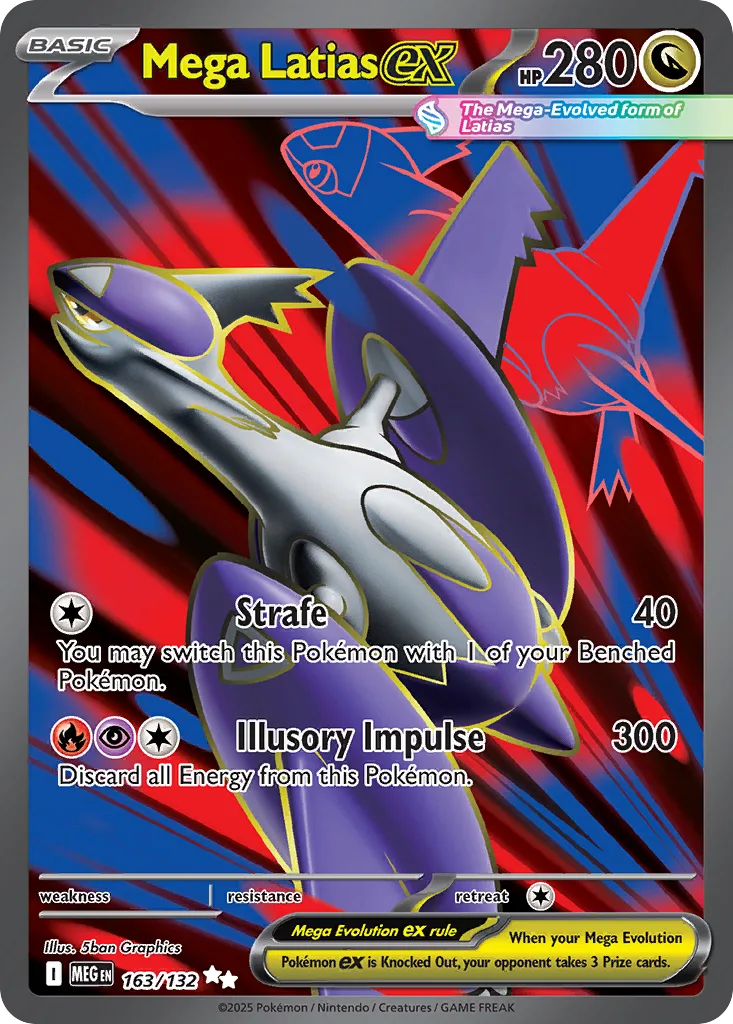 Mega Latias ex (MEG 163) – Mega Evolution – Normal