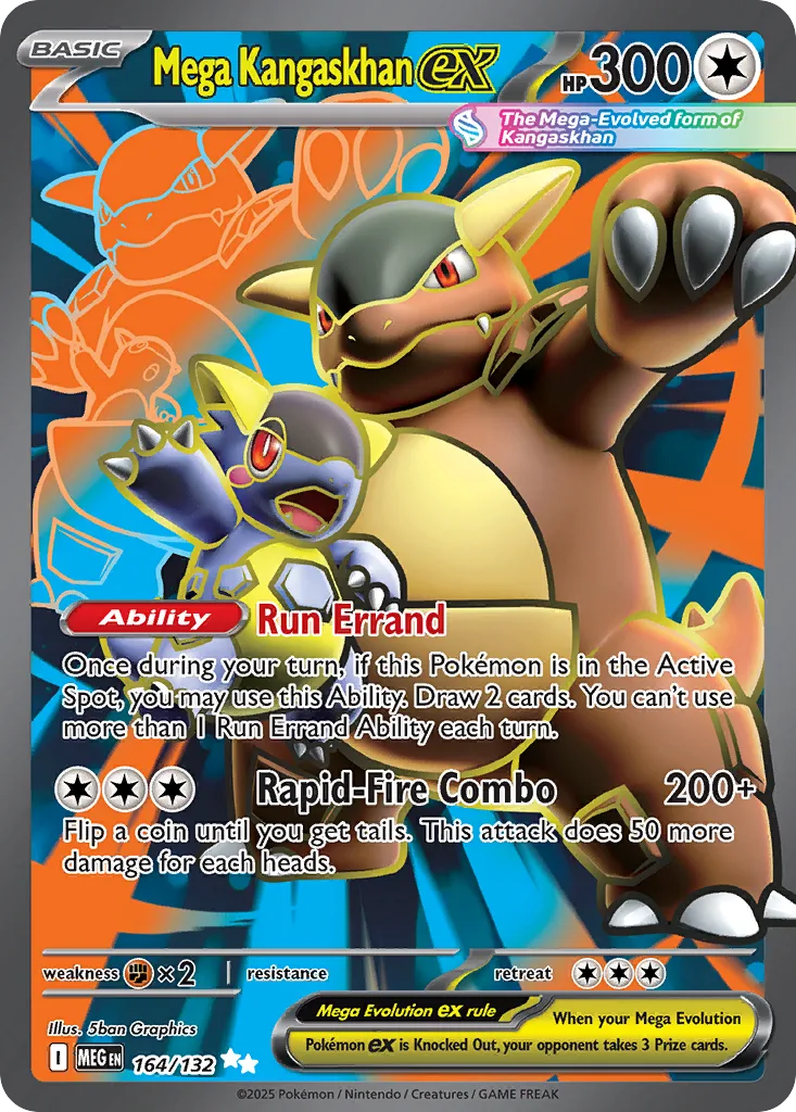 Mega Kangaskhan ex (MEG 164) – Mega Evolution – Normal