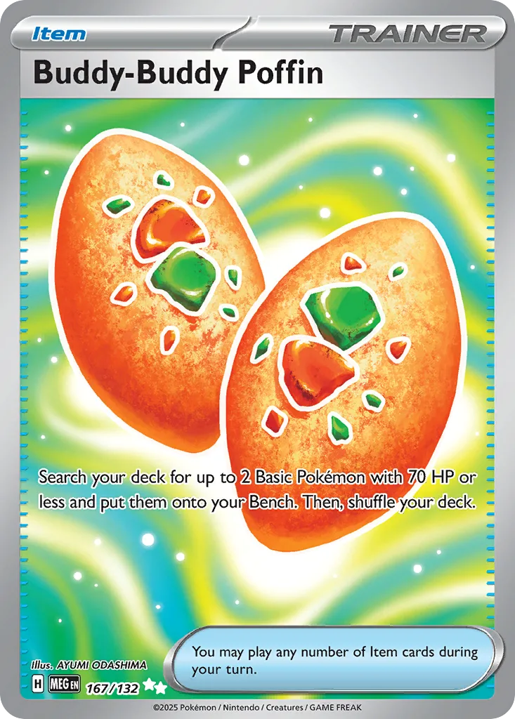 Buddy-Buddy Poffin (MEG 167) – Mega Evolution – Normal