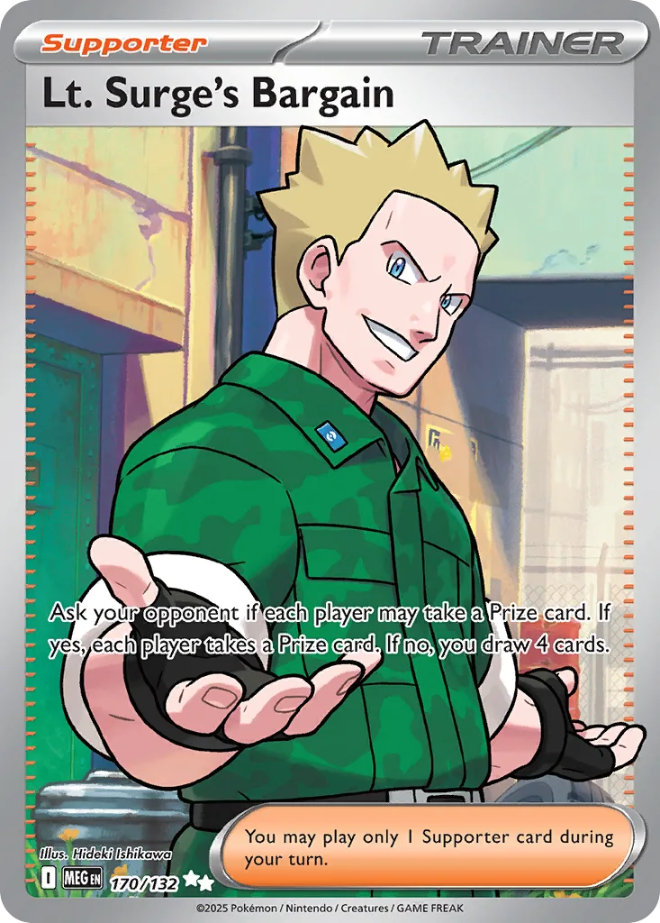 Lt. Surge's Bargain (MEG 170) – Mega Evolution – Normal