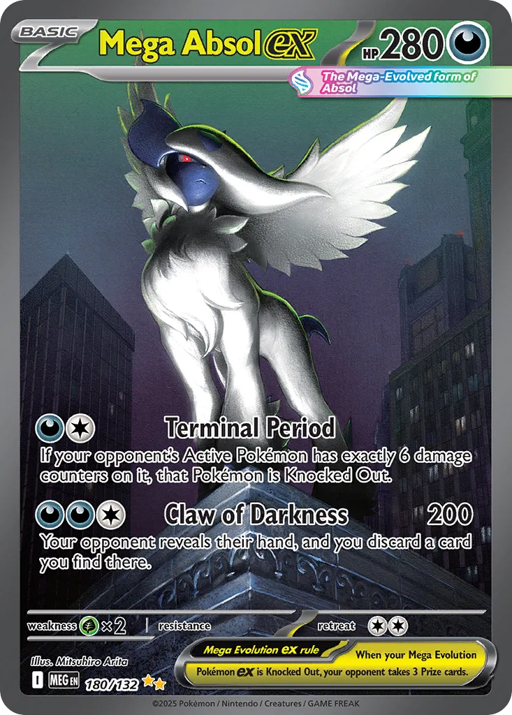 Mega Absol ex (MEG 180) – Mega Evolution – Normal