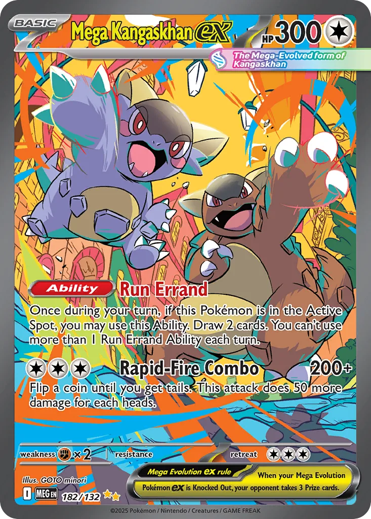 Mega Kangaskhan ex (MEG 182) – Mega Evolution – Normal