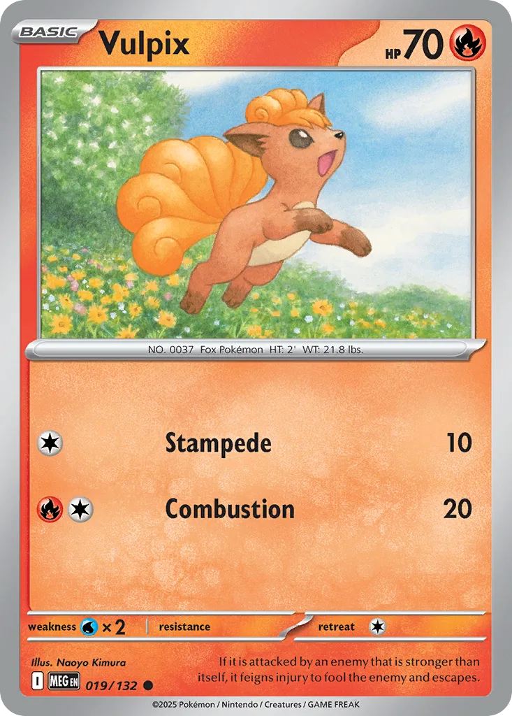 Vulpix (MEG 019) – Mega Evolution – Normal