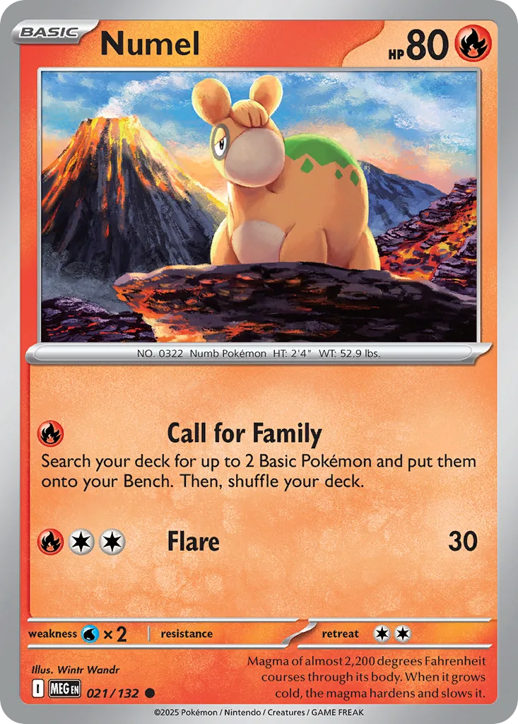 Numel (MEG 021) – Mega Evolution – Normal