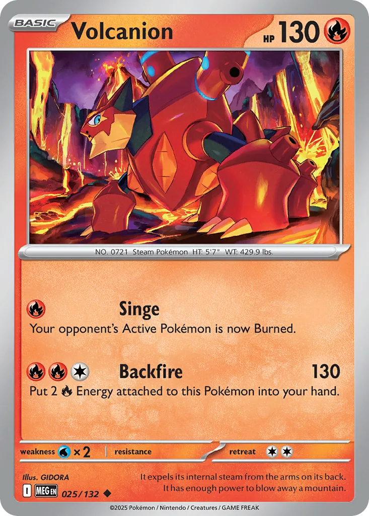 Volcanion (MEG 025) – Mega Evolution – Normal