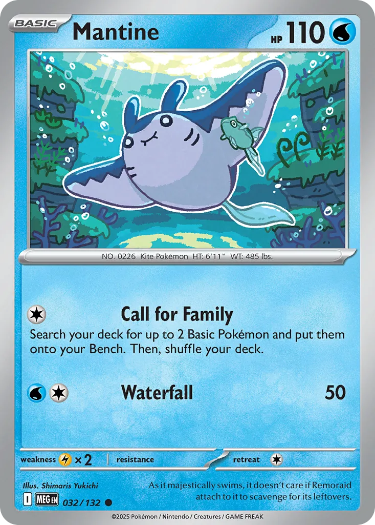 Mantine (MEG 032) – Mega Evolution – Normal