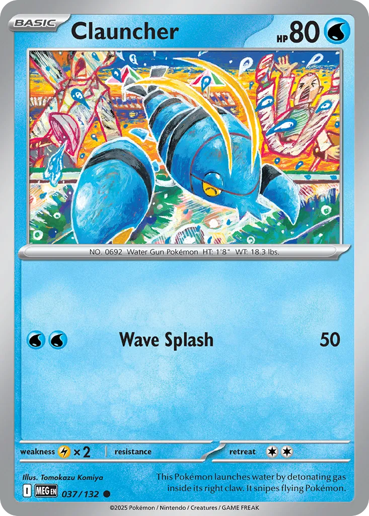 Clauncher (MEG 037) – Mega Evolution – Normal