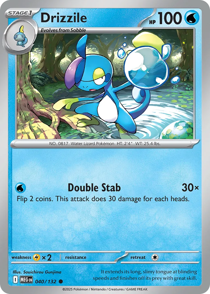 Drizzile (MEG 040) – Mega Evolution – Normal