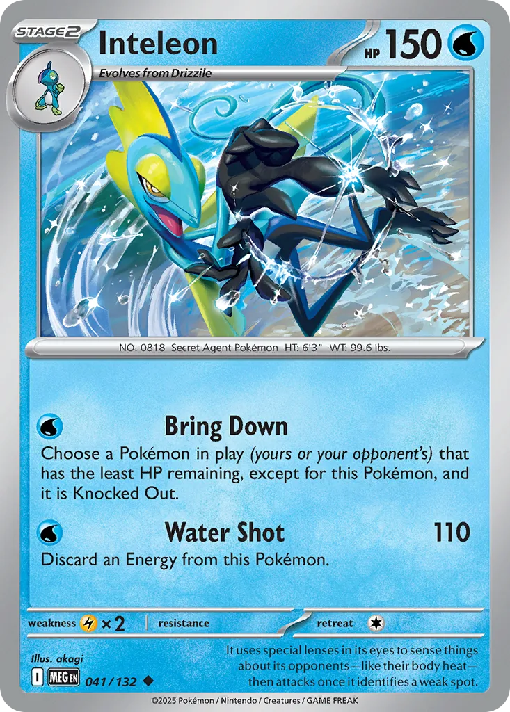 Inteleon (MEG 041) – Mega Evolution – Normal