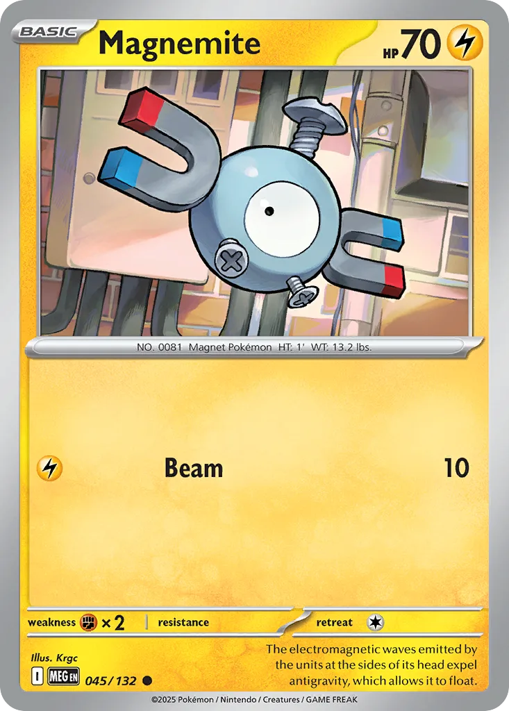 Magnemite (MEG 045) – Mega Evolution – Normal