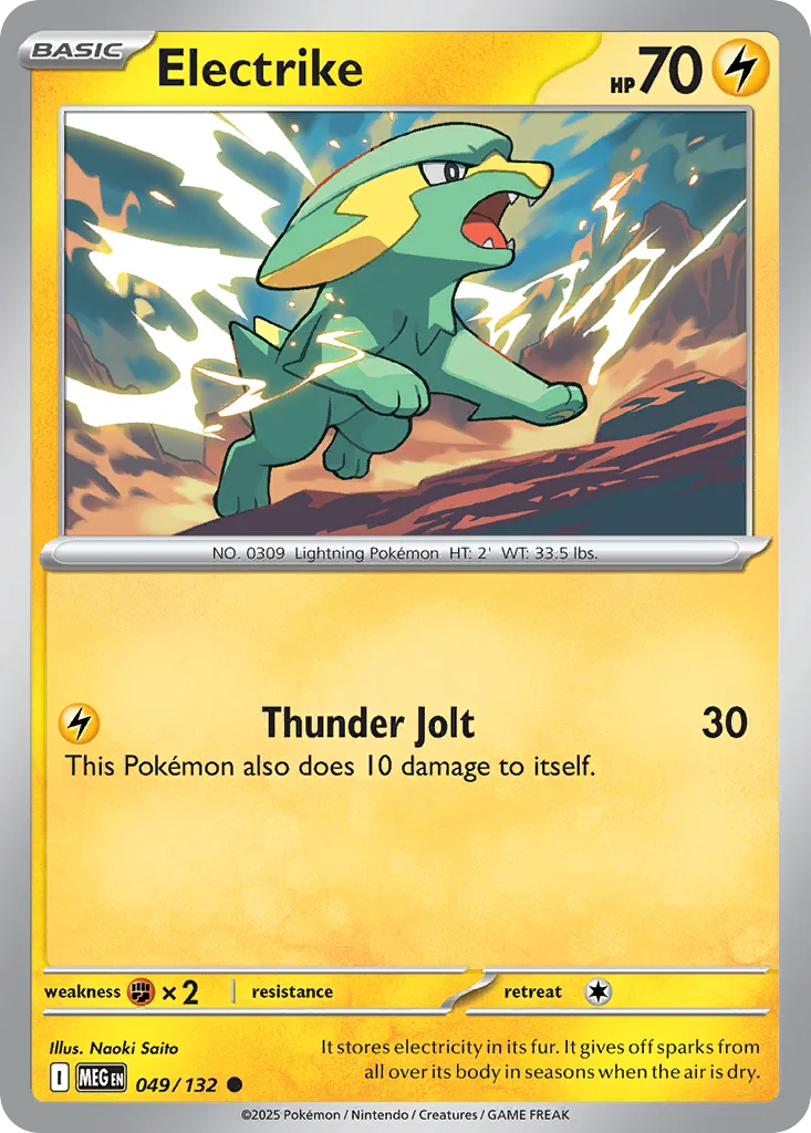 Electrike (MEG 049) – Mega Evolution – Normal