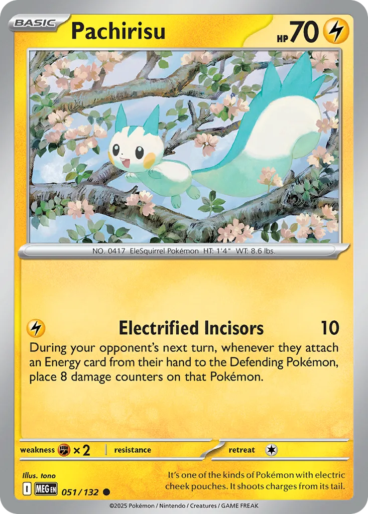 Pachirisu (MEG 051) – Mega Evolution – Normal