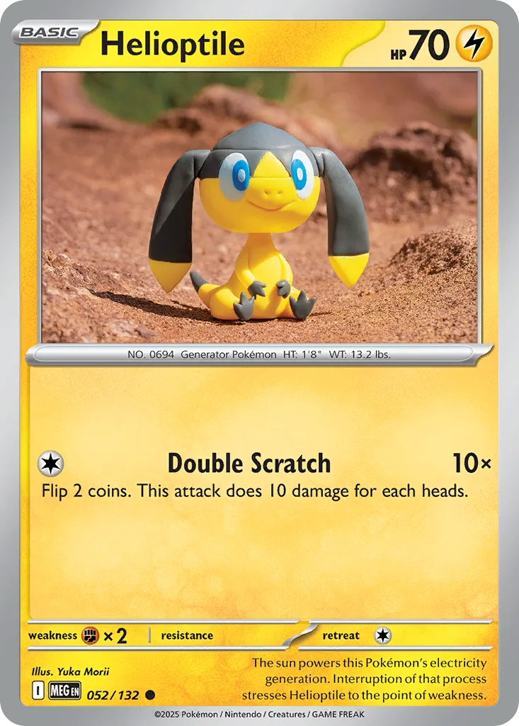 Helioptile (MEG 052) – Mega Evolution – Normal