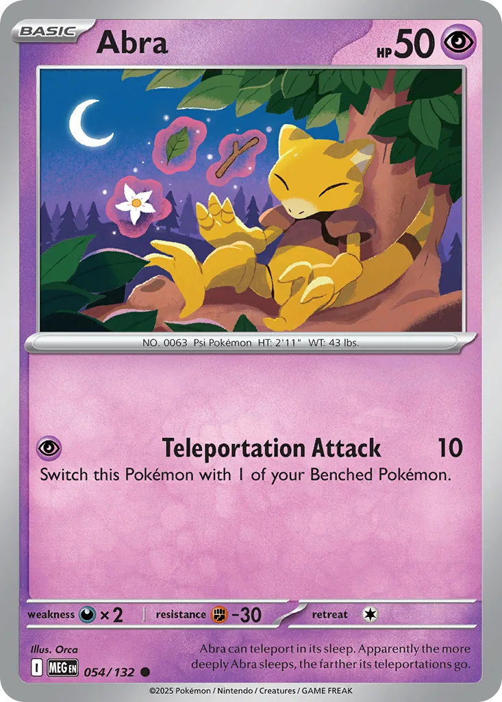 Abra (MEG 054) – Mega Evolution – Normal