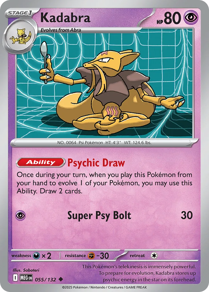 Kadabra (MEG 055) – Mega Evolution – Normal